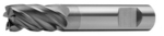 VHM Ø 5,0 mm Z=4 35/38° Flachstirn überlang EF=0,20 mm Stahl(P) Inox(M) Guß(K)